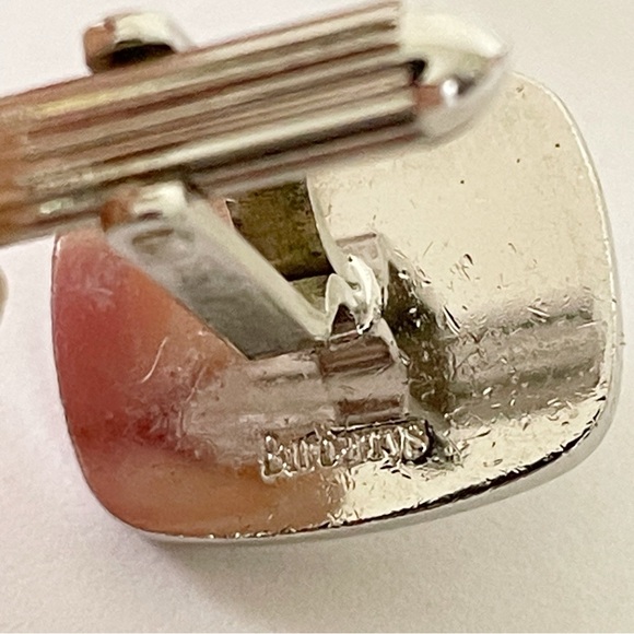 Burberry knight logo silver and gold cufflinks vintage - Picture 6 of 8